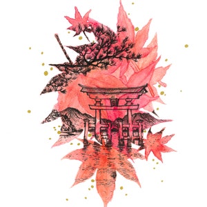 Herfst in Japan origineel afbeelding 5