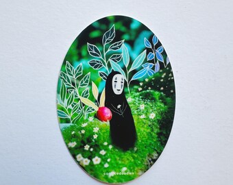 Happy No Face Sticker
