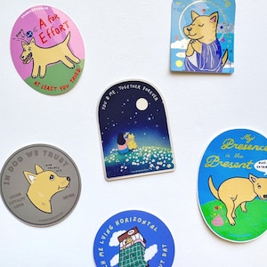 I LOVE DOGS Stickers