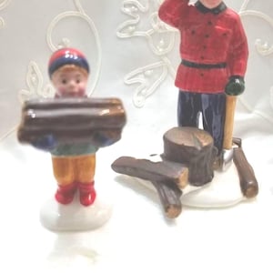 Dept. 56 &quot;Woodsman and Boy&quot; Snow Village
