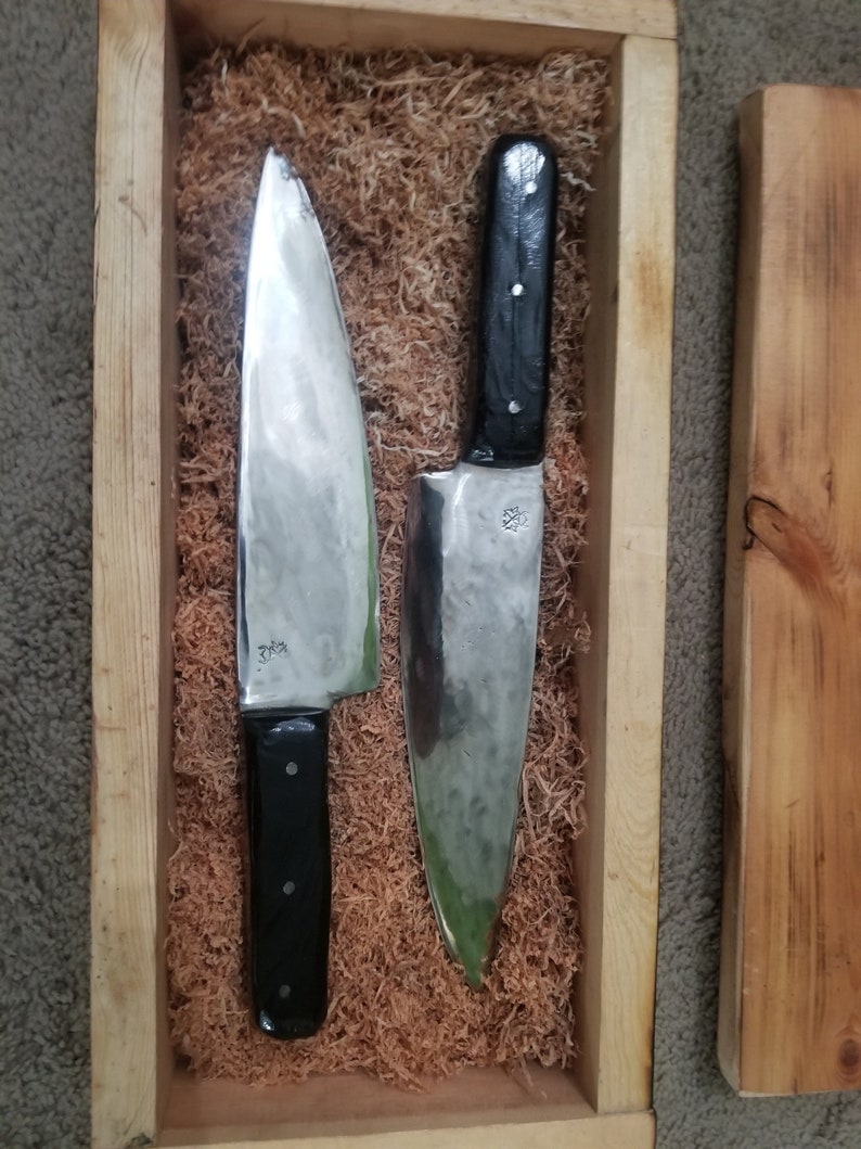 Hand Chef Knife Etsy