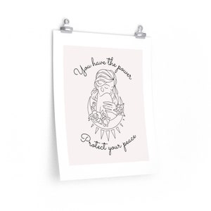 Protect Your Peace Premium Matte vertical posters
