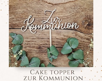 Cake Topper zur Kommunion