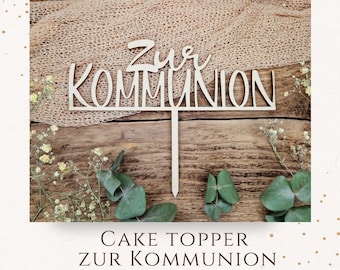 Cake Topper zur Kommunion