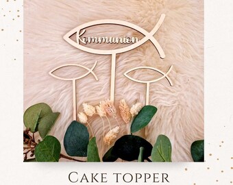 Cake Topper zur Kommunion/ Kuchendeko