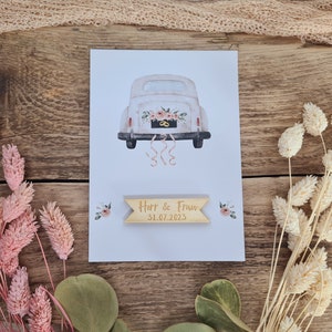 Personalisierte Hochzeitskarte / HP-006