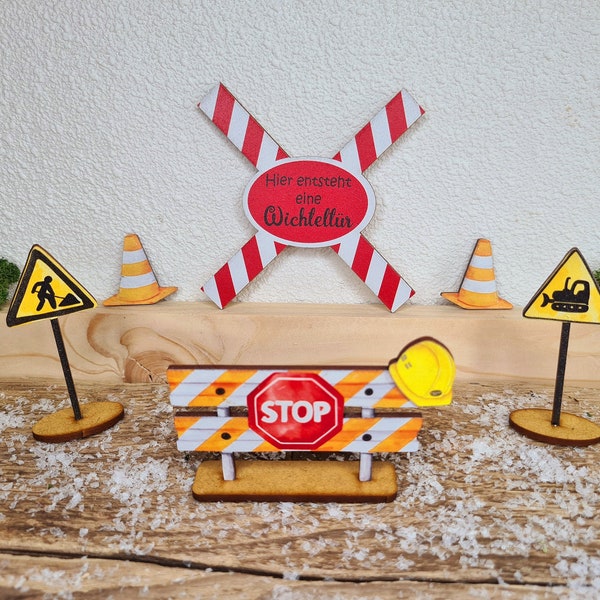 Baustelle Wichtel Miniatur