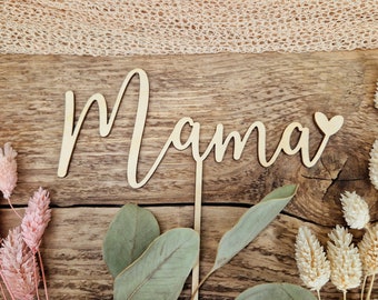 Mama Cake Topper / Muttertags Geschenk