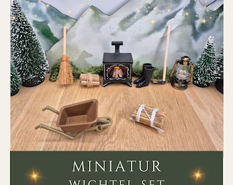Ensemble miniature de 8 pièces pour le Wichtelwelt / W-112