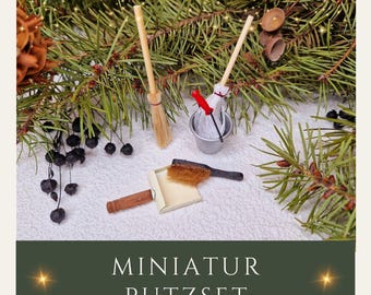 Putz-Set Wichtelzubehör Miniatur / W-015