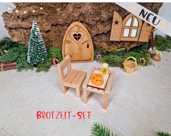 Miniatur Brotzeit-Set "Wichtelzubehör"