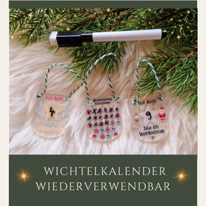Wichtelkalender /Wichtelzubehör/ Miniatur Zubehör/ W-105