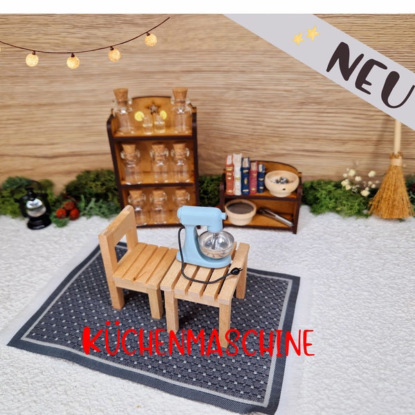 Küchenmaschine  /Wichtelmöbel/ Miniatur Zubehör