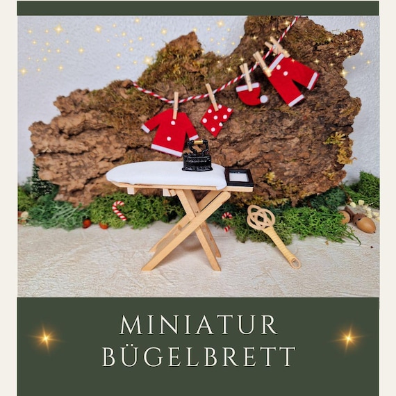 Wichtel Zubehör Miniatur Buegeleisen Kit Mit Minia Produktbild-Vorschau 3