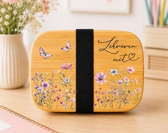 Boîte à lunch personnalisée pour enseignant(e) de maternelle /BD-035