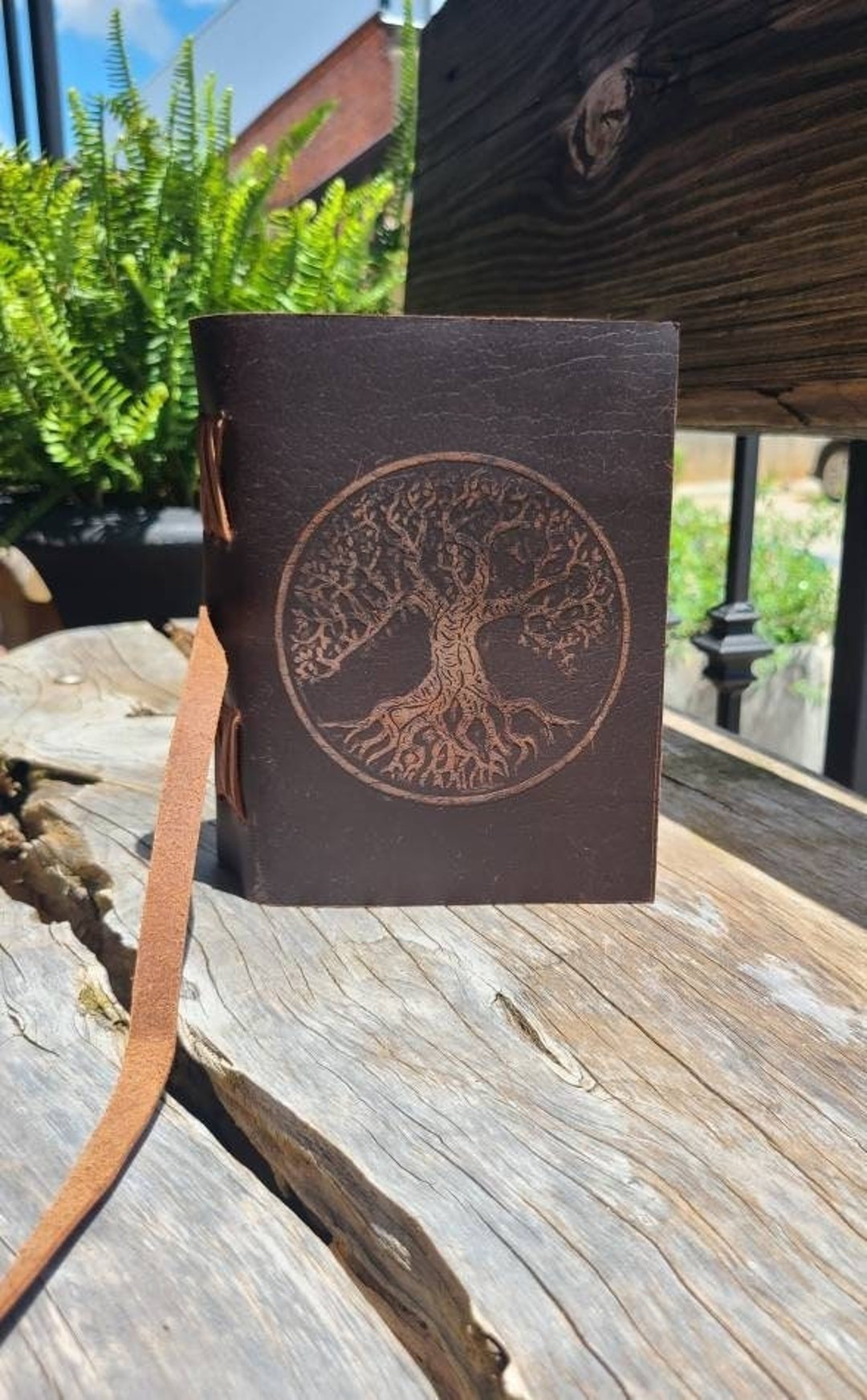 Tree of Life Leather Journal Brown Leather Writing Journal Antique ...