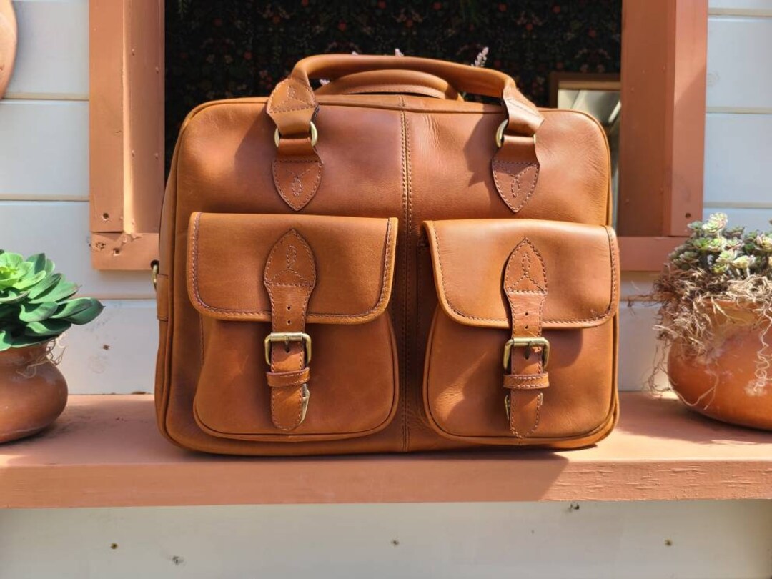 Leather Luggage Bag Leather Travel Bag Leather Travel Etsy