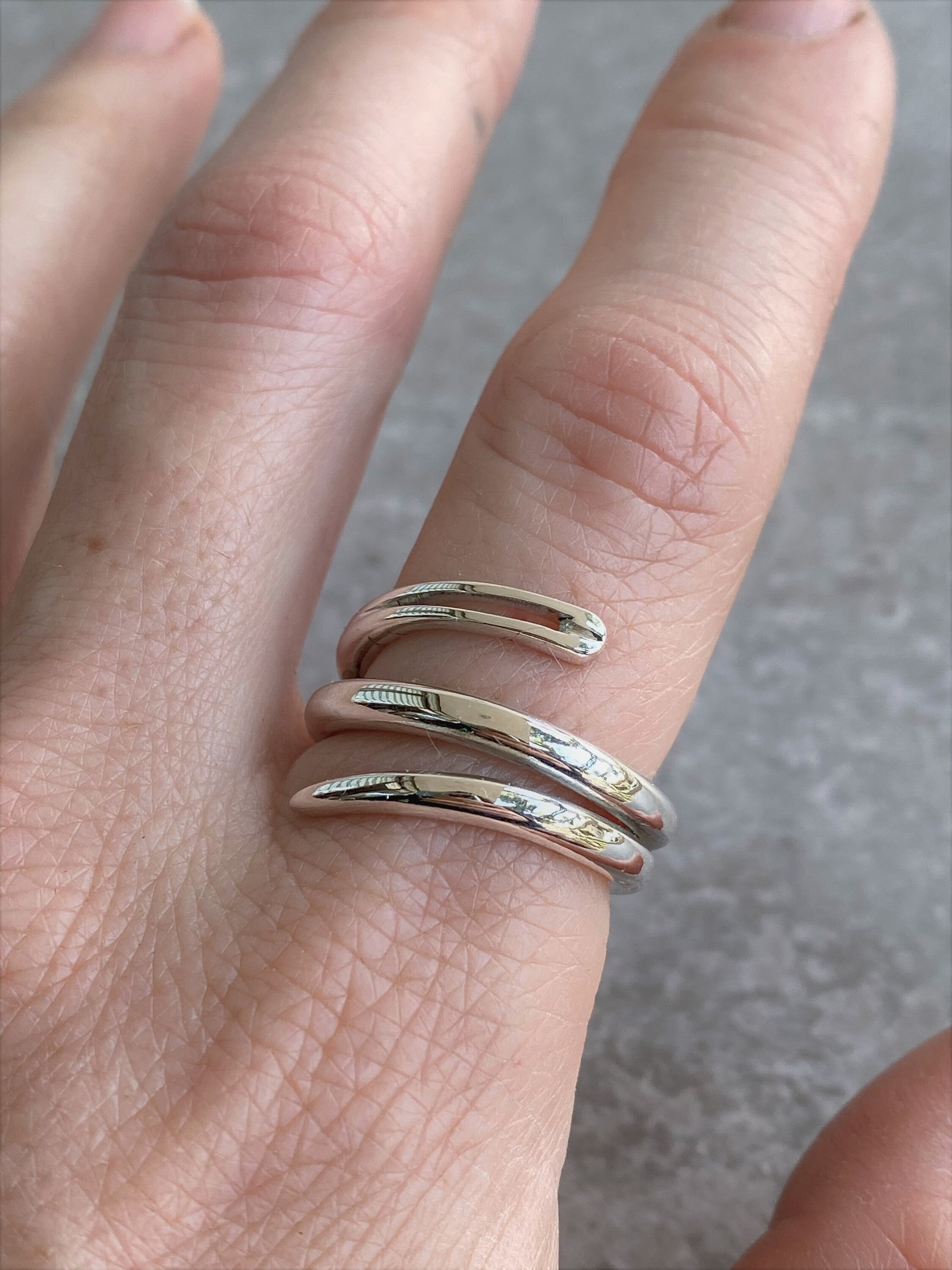 Sewing Needle Ring Silver Needle ring gift for seamstress Etsy