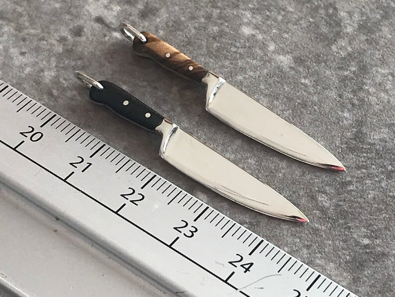 Chef Knife Pendant Pastry Chef Graduation Gift Miniature Etsy
