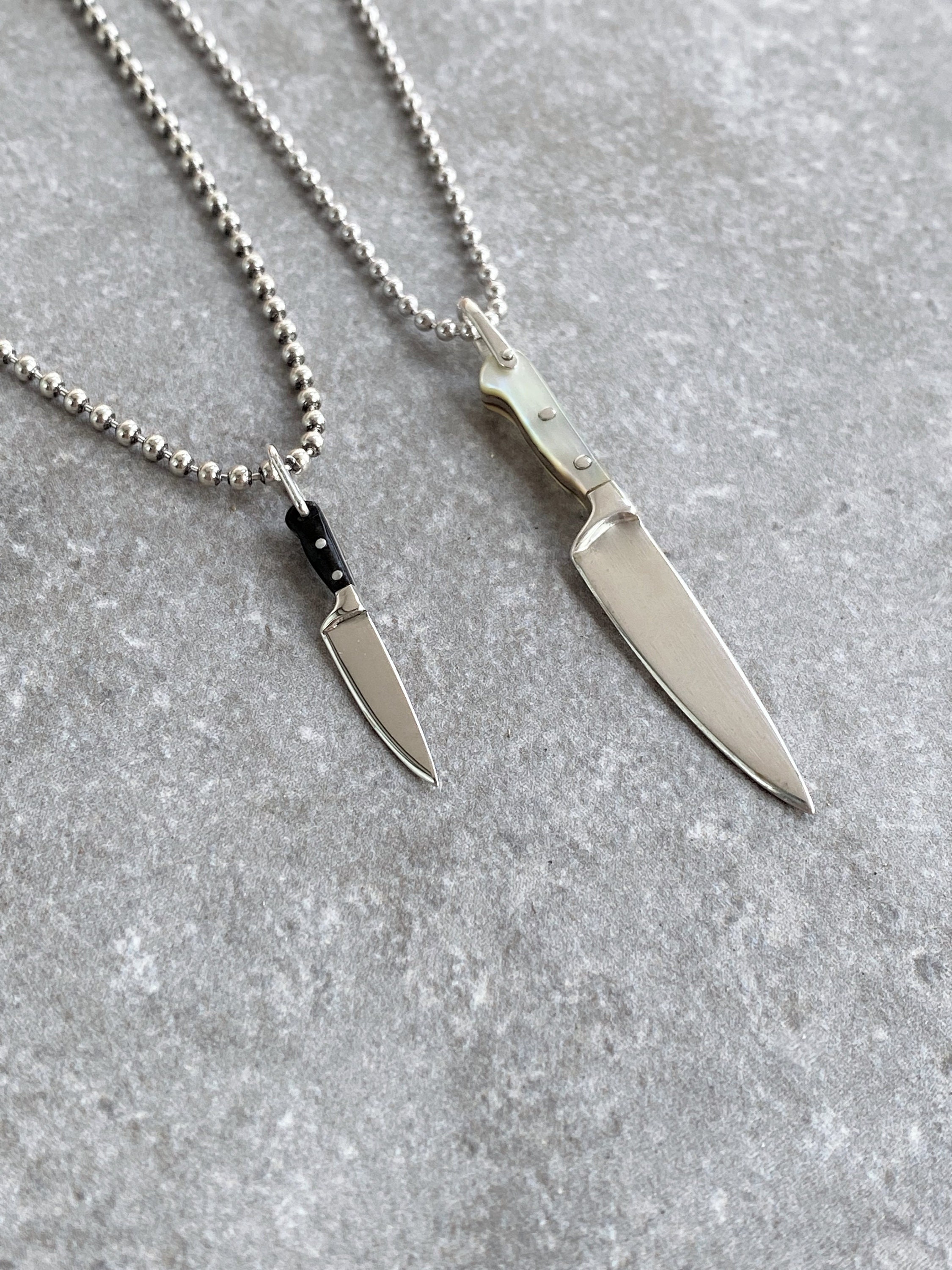 Miniature Chef Knife Pendant Pastry Chef Graduation Gift Etsy