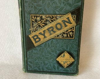 Vintage Byron Illustrated - 1879 Byron Book of Poetry