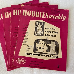 Vintage Hobbies Weekly - 1960's Hobby Books - Vintage Hobby Magazine