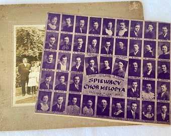 Vintage Class Photos: School Ephemera, 1935 Choir Photo