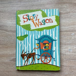 Vintage School Reading Book - Vintage 1960 School Reader - Homeschool Reading - Home Library - Story Wagon Book - Prose and Poetry Series