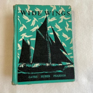 Vintage School Reader - Wide Wings Reading Book - Reading Textbook 1939