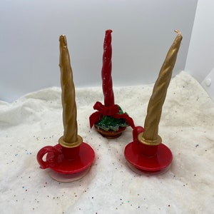 Vintage Gurley Christmas Candles - Gurley Candlesticks - Vintage Holiday Candle