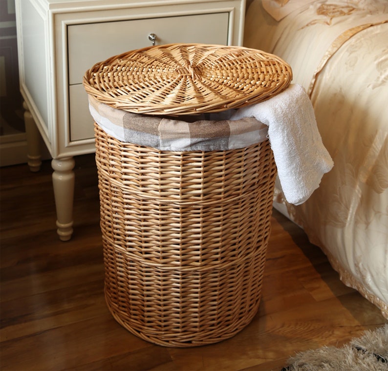 Custom Round Basketslarge Laundry Basketslaundry Etsy