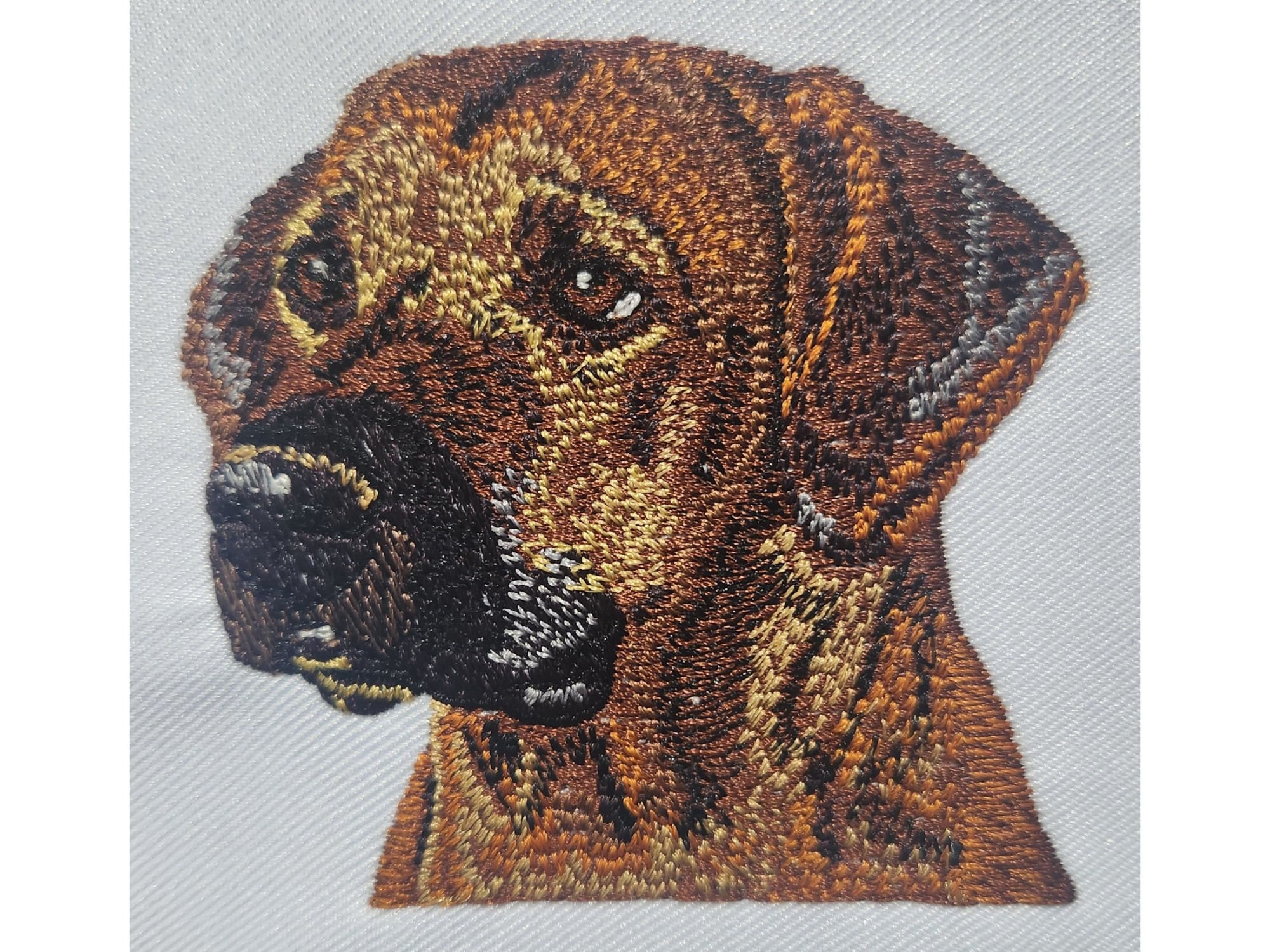 Rhodesian Ridgeback Embroidery File - Dog Lovers, Realistic Dog, Animal ...