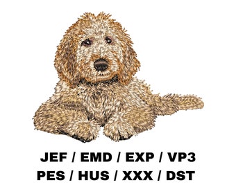 Goldendoodle - Adorable Pattern, Dog Lover Gift, Realistic Dog, Beautiful Animal, Pet Owner, Fun Project, Home Decor, Cute Crafts, Memorial