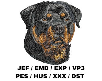 Rottweiler, Rottie - Beliebte Rasse, Deutsch, Pfoten Design, Hundeliebhaber Geschenk, Realistisches Haustier Portrait, Tier Handwerk, Spaß Projekt, DIY Dekor