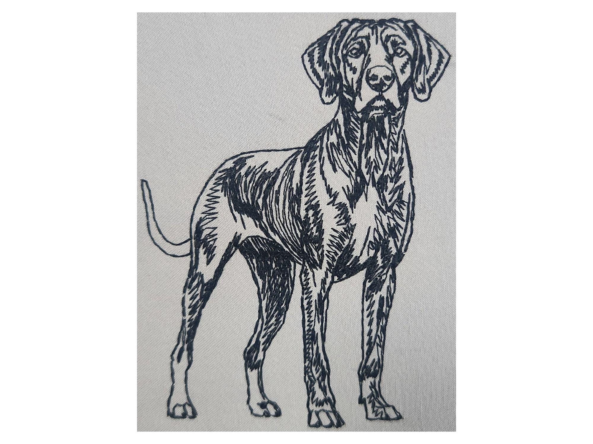 Rhodesian Ridgeback Back Pattern Rhodesian Ridgeback Outline - Full Body, Pet Owner, Dog Lover, Memorial ...
