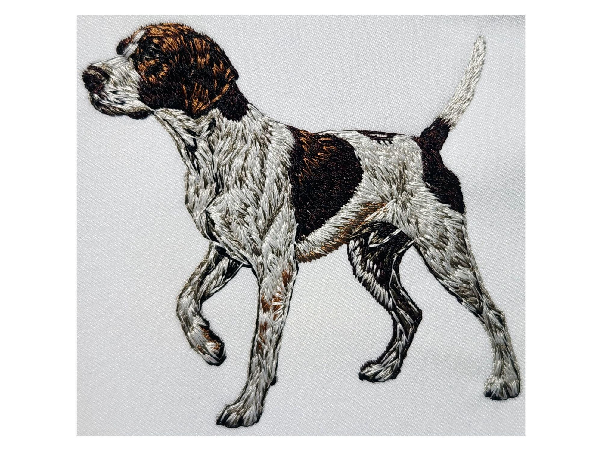 Realistic English Pointer Machine Embroidery Design, Hunting Dog ...