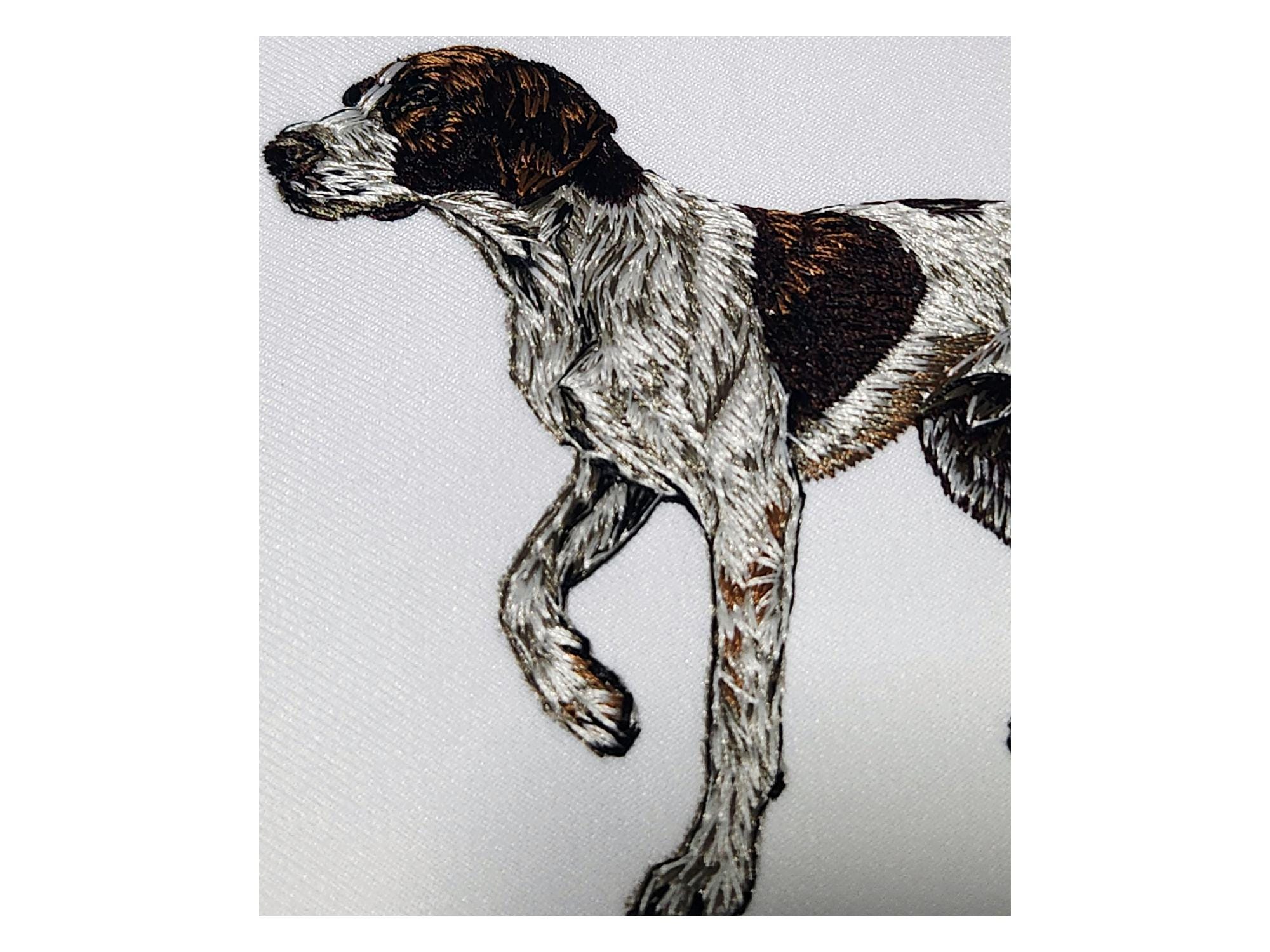 Realistic English Pointer Machine Embroidery Design, Hunting Dog ...