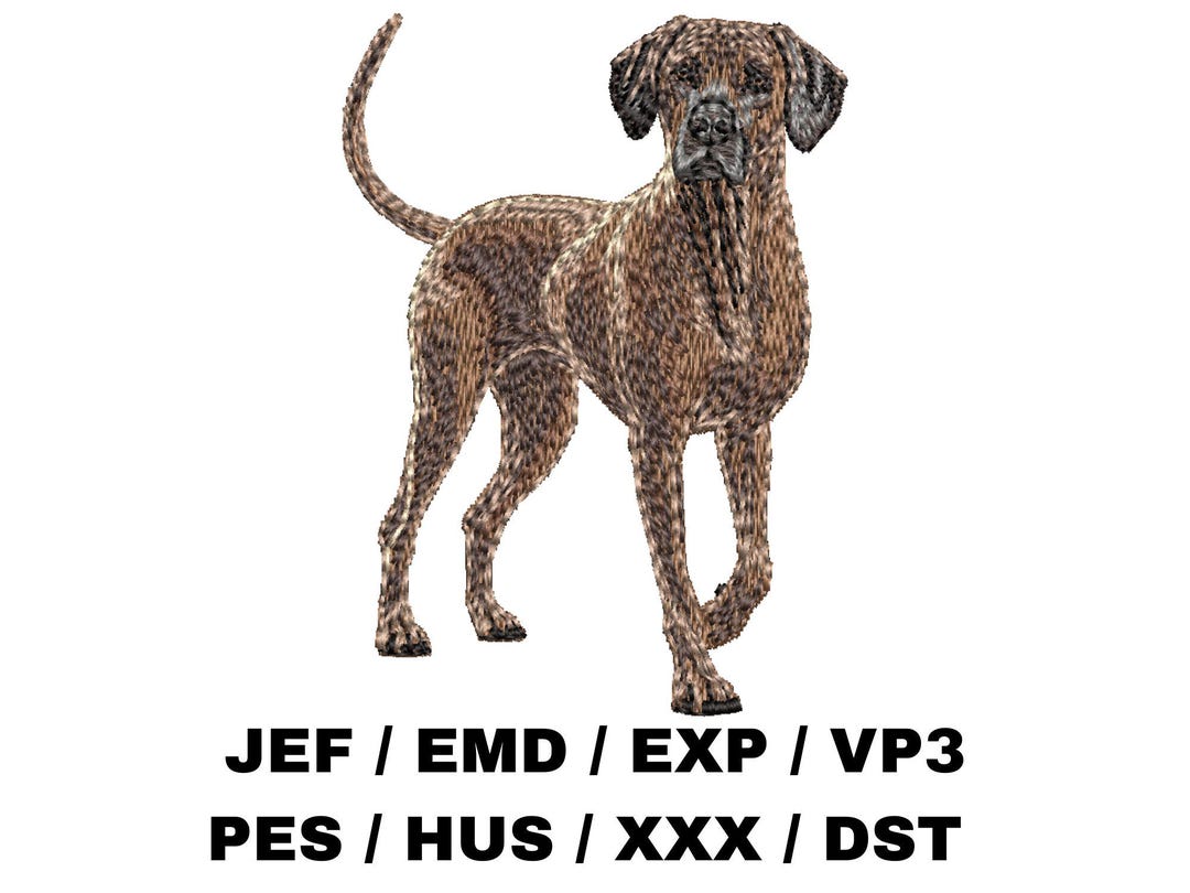 Rhodesian Ridgeback - Full Body Portrait, Photorealistic Pattern, Dog ...