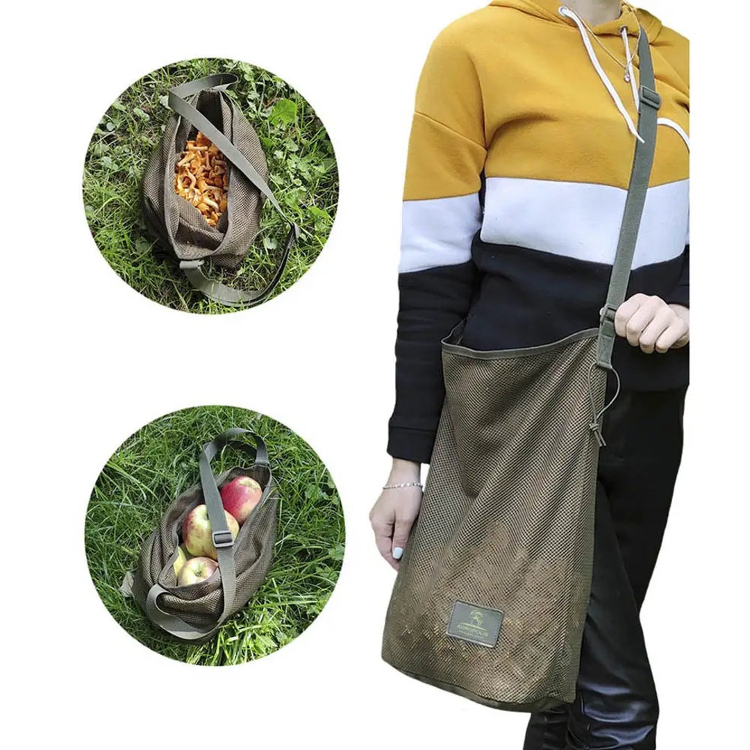 Premium Quality Handmade Mushroom Hunting Bag Forage Bag for Morels