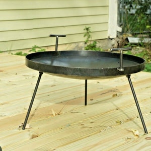 16 in. / 40 sm. Uzbek Kazan Cooking Disc Discada High Heat Disc BBQ, Cowboy Wok. Made in Europe. US Seller. image 3