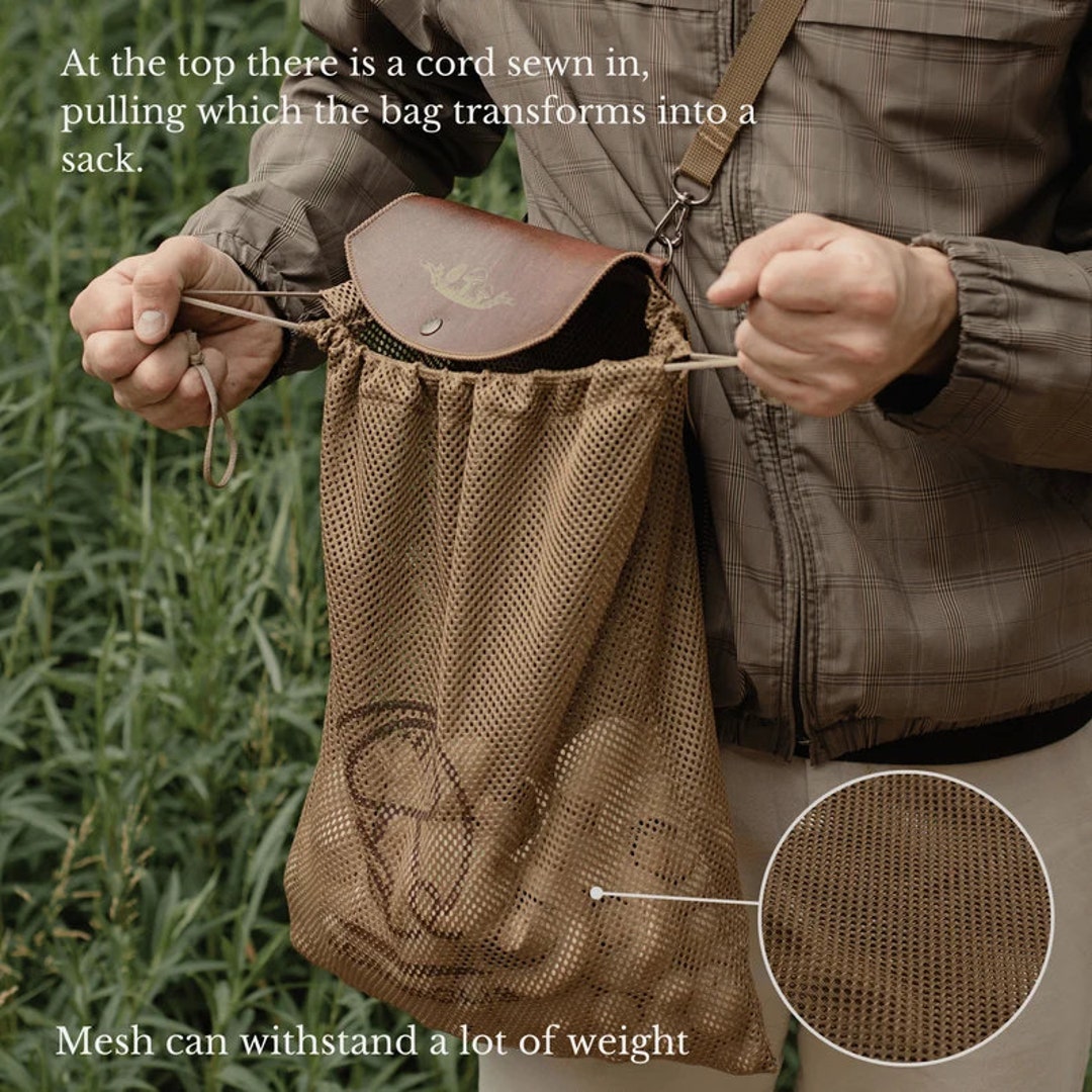 Premium Quality Handmade Mushroom Hunting Bag Forage Bag for Morels