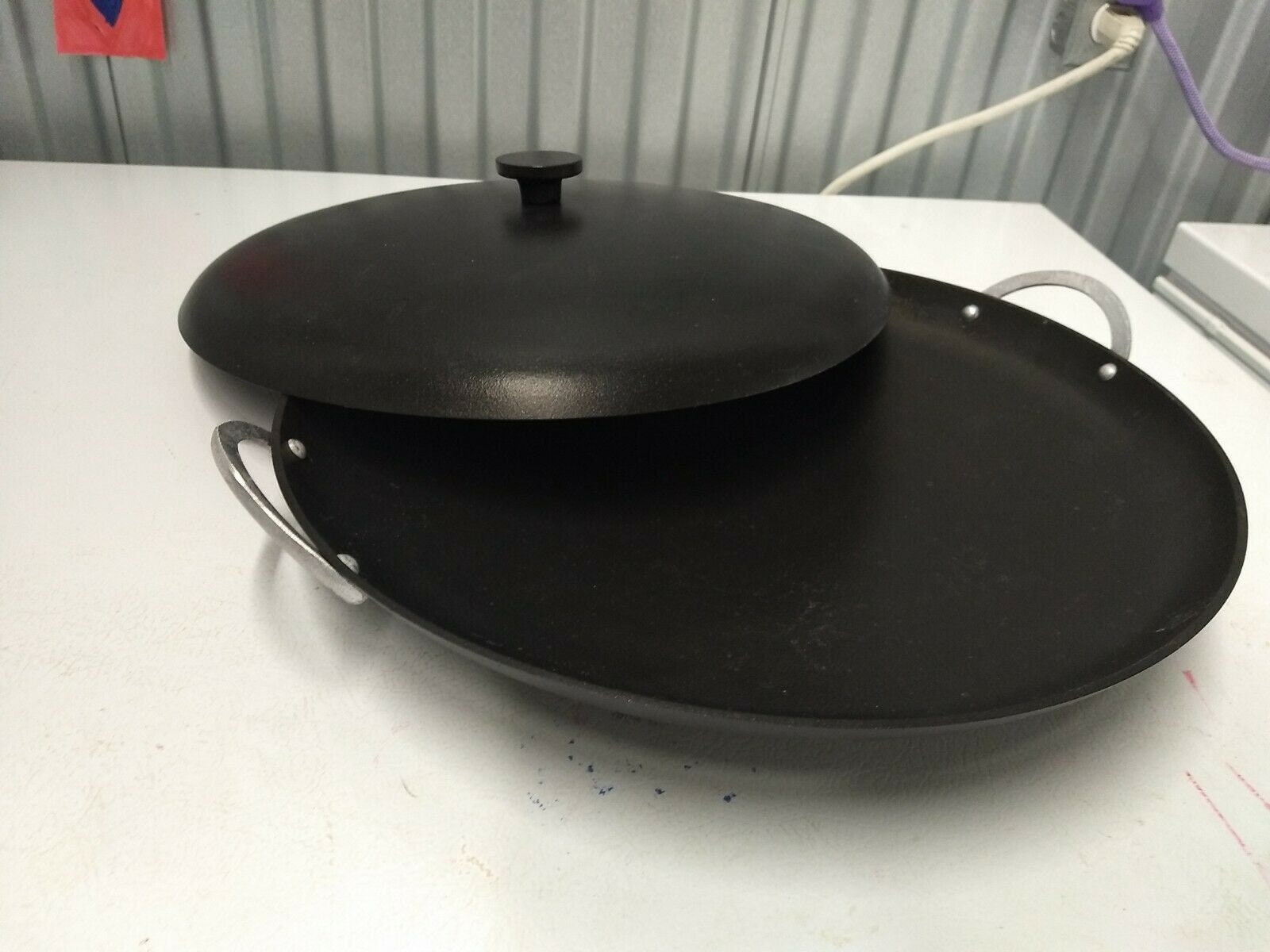 16 Armenian Cooking Disc Lid .discada High Heat Cooking Skillet, BBQ