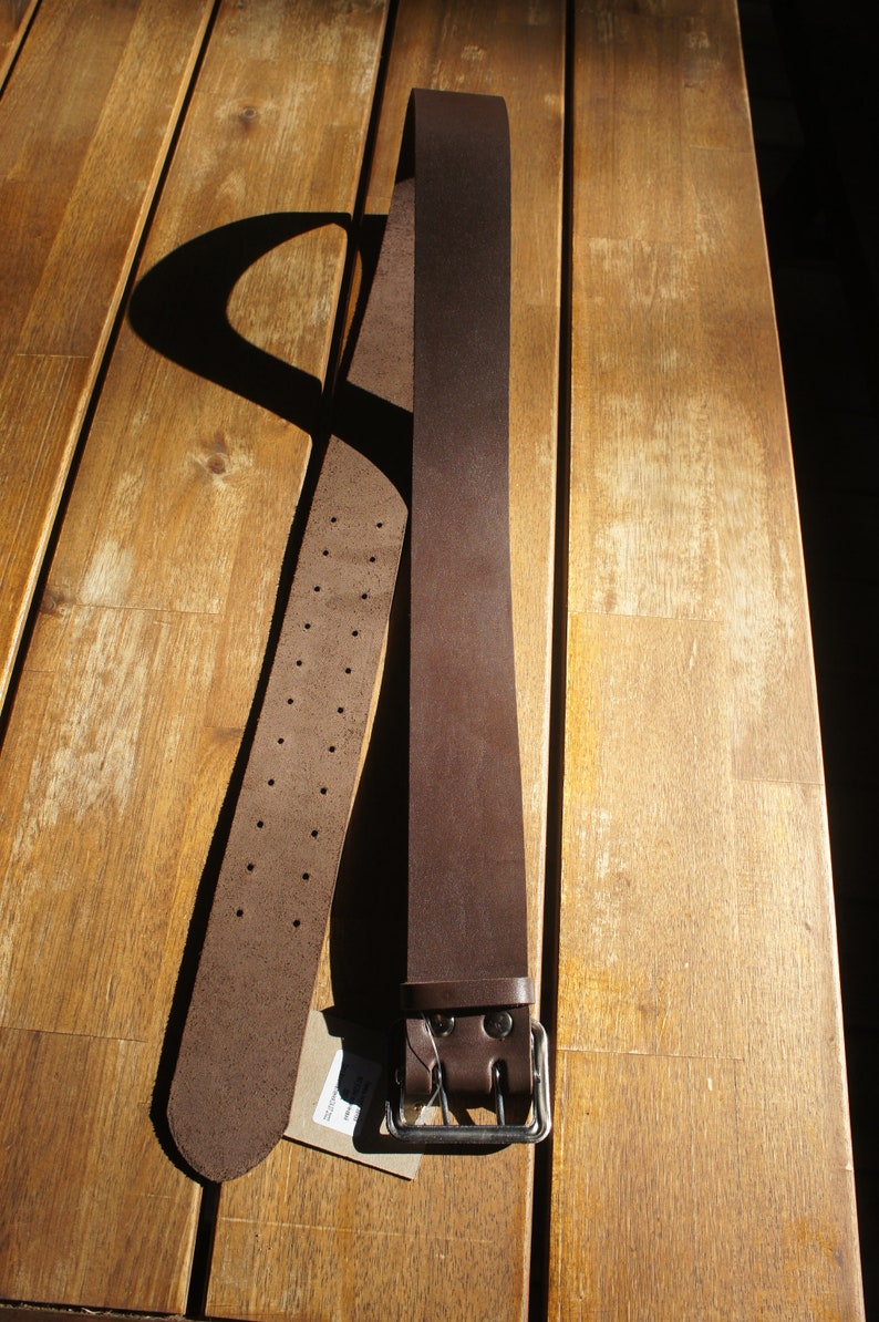 Military Quality New NATO Army Officer Premium Leather Brown image 1