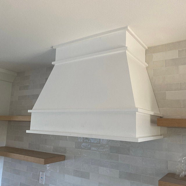 shaker style range hood cover