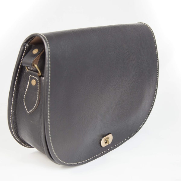 Bag for women. Cross body bag/purse,Saddle real leather