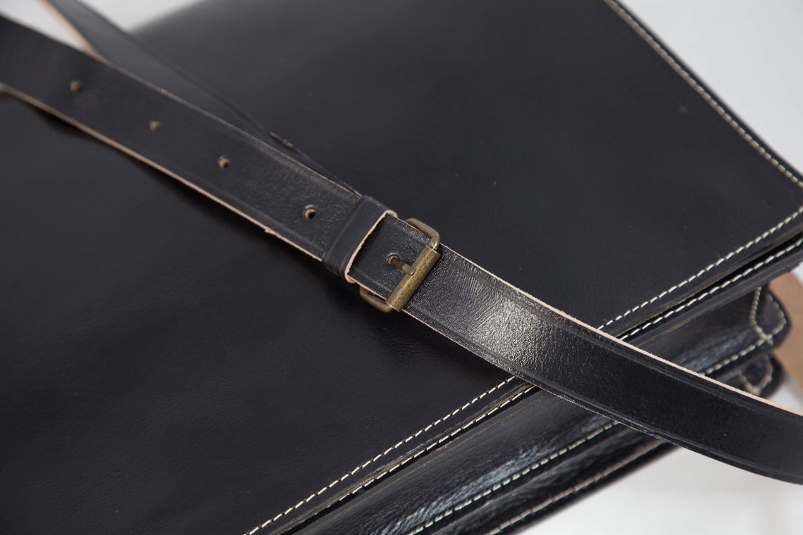 Vintage Style Laptop Bag /messenger Bag Etsy