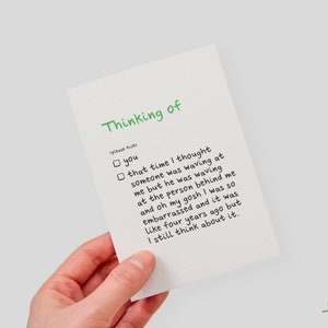 Thinking of You Card | Cheer Up Card | Get Well Soon Card | Sympathy Card | Bereavement Card | Thoughtful Card | Breakup Card | Condolence
