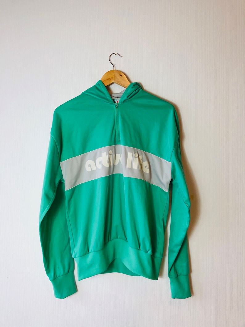size men M Denmark Active life 90s Sweatshirt hoodie green tennis running