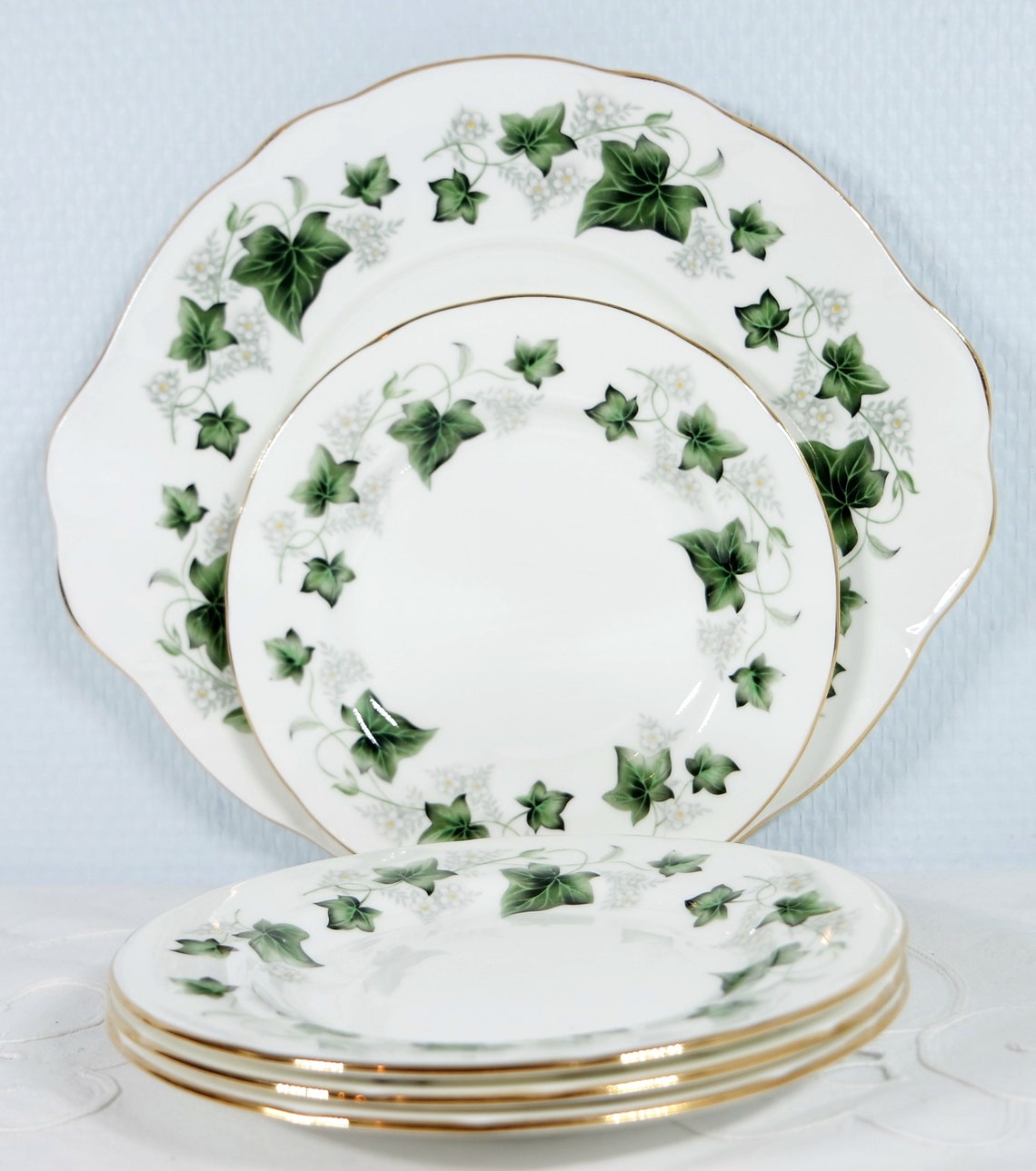 Classic Duchess Ivy Pastry/Dessert Set Bone China Etsy