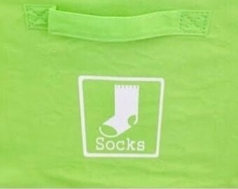 Iron-On Fabric Cube Labels - You supply the bins! Bras, Tanks, Pants, Shirts, PJs, Capri, Shorts, Socks, & Underwear